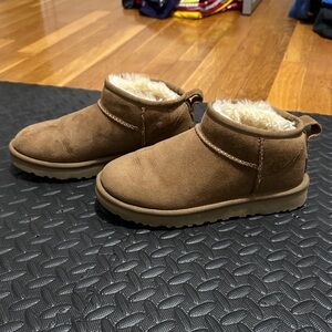 UGG Brown Sheepskin Ankle Boots